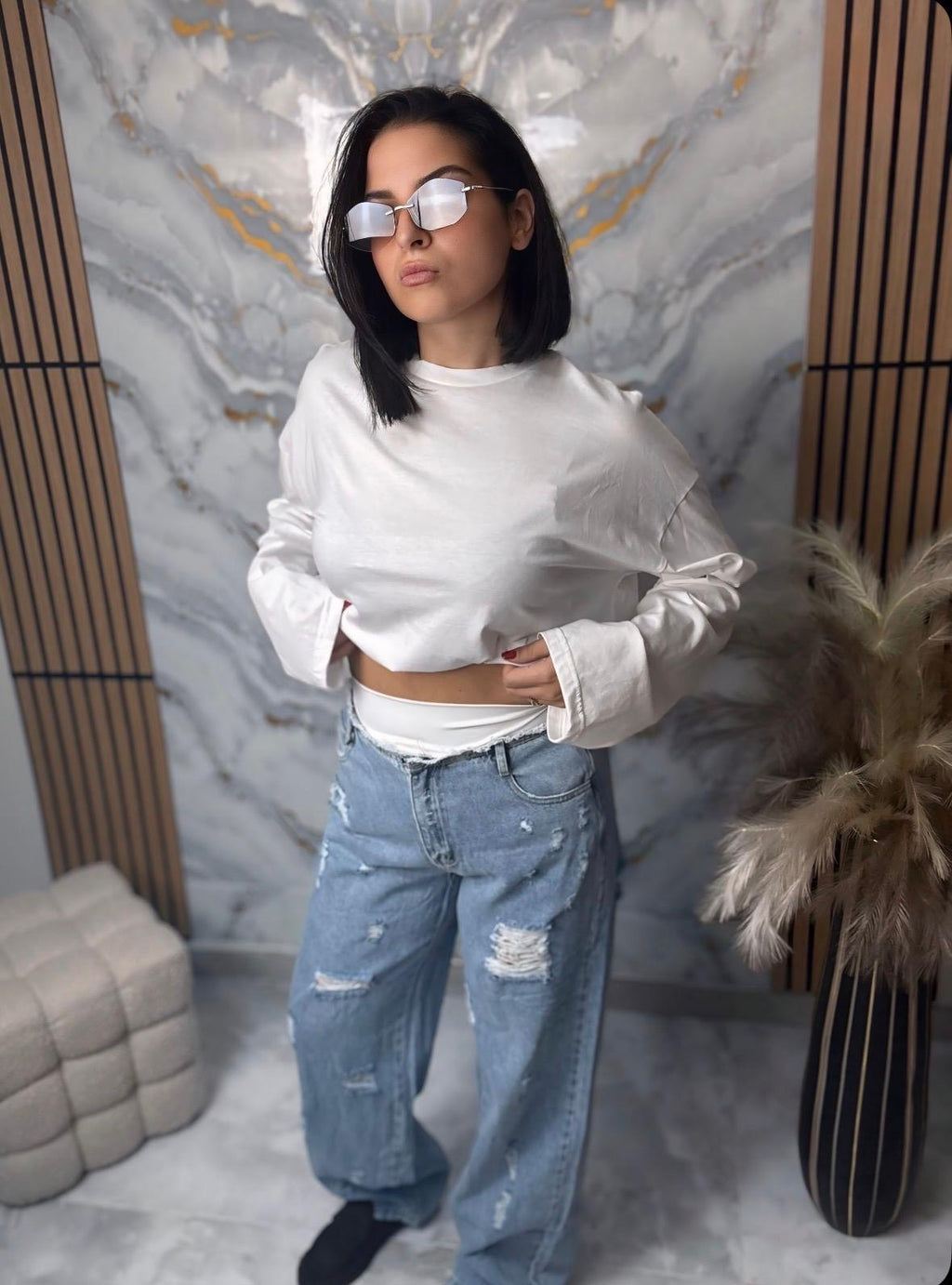 Jeans bianca